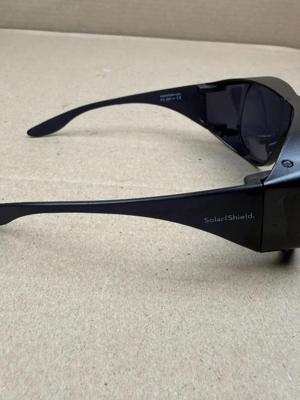 Solar Shield Over Glasses Sunglasses Major Lens Scratches